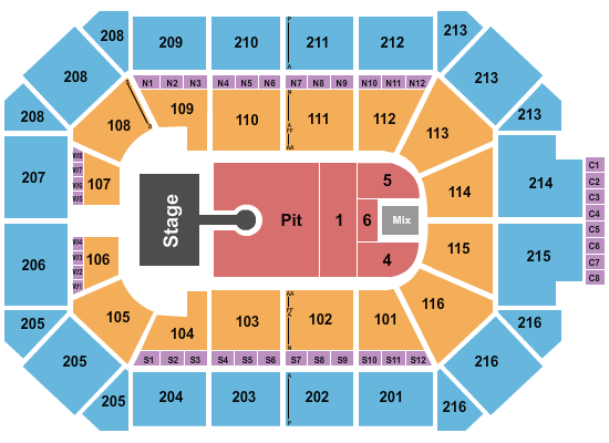 Allstate Arena Louis Tomlinson Seating Chart