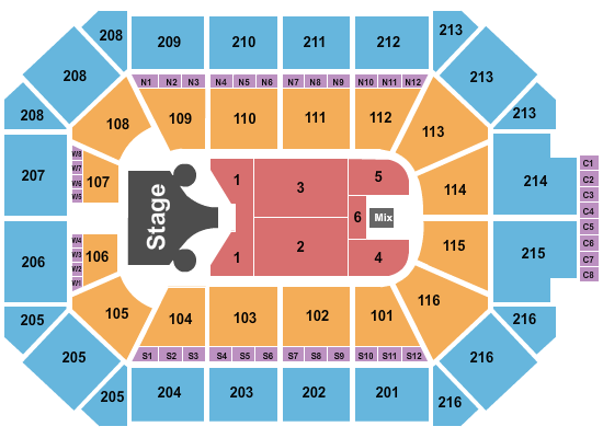 Busta Rhymes Allstate Arena Seating Chart