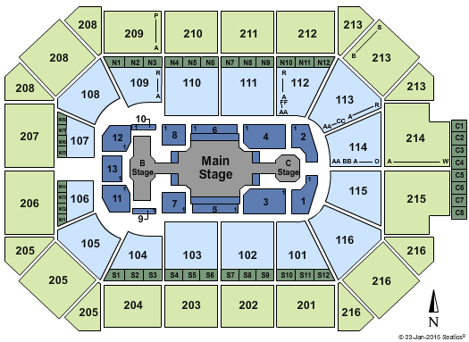Allstate Arena New Kids On The Block Seating Chart