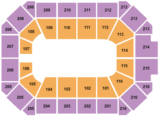 Allstate Arena PBR Seating Chart