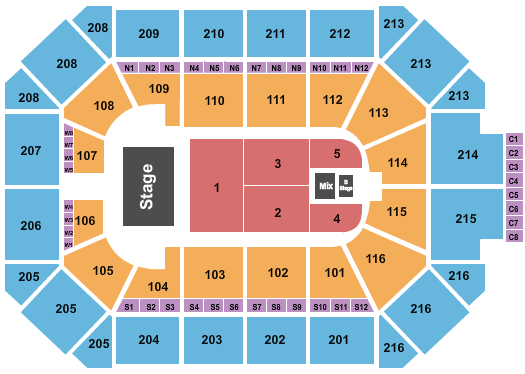 Allstate Arena Pentatonix 1 Seating Chart
