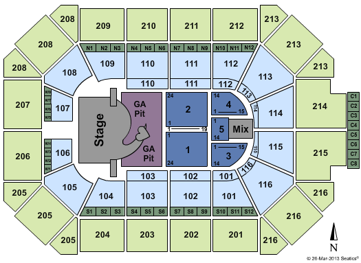 Allstate Arena Pink Seating Chart