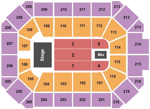 Allstate Arena Reba McEntire Seating Chart