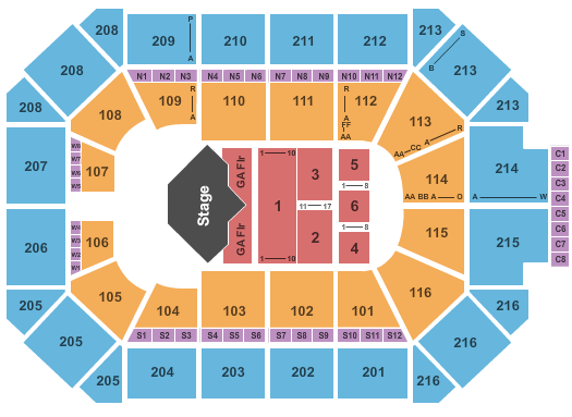 Allstate Arena Ricky Martin Seating Chart