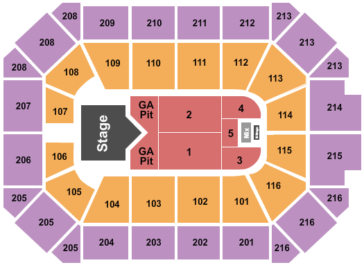 Allstate Arena Sam Hunt Seating Chart