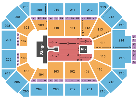 Allstate Arena Scorpions Seating Chart