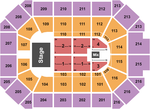 Allstate Arena TSO Seating Chart