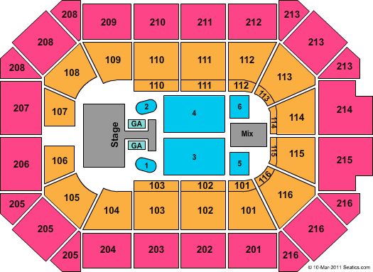 Allstate Arena Taylor Swift Seating Chart