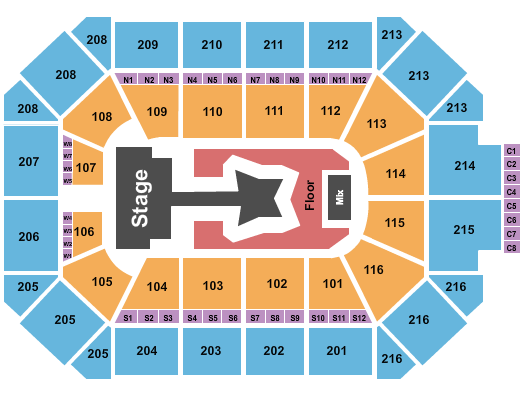 Allstate Arena Tomorrow X Together Seating Chart