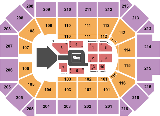 Allstate Arena WWE 2 Seating Chart