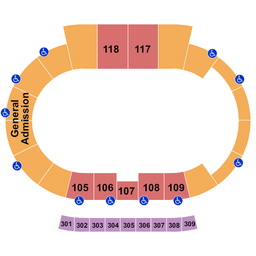 Alltech Arena at Kentucky Horse Park Arenacross Seating Chart