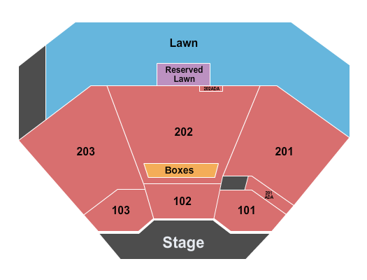 Alpine Valley Music Theatre Endstage 2 Seating Chart
