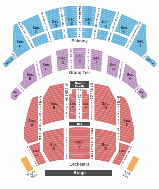 Altria Theater - Richmond Endstage 3 Seating Chart