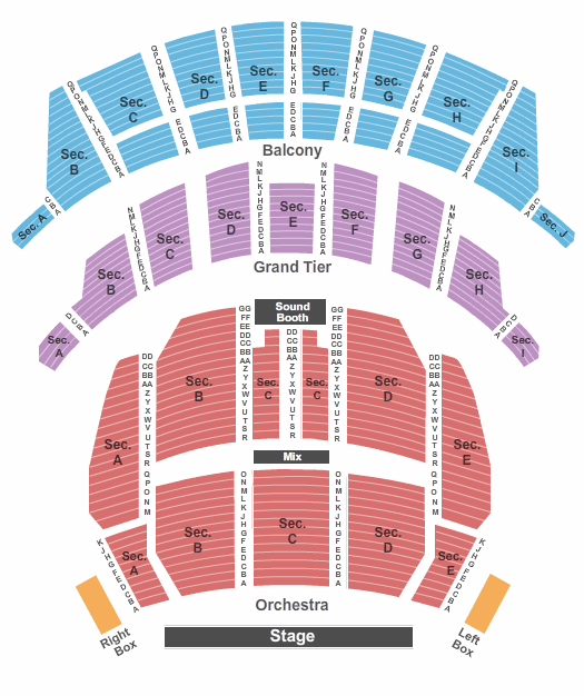 Altria Theater Seating Chart & Maps Richmond