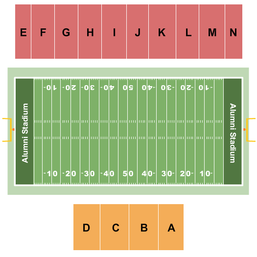 Alumni Stadium at Delaware State Football Seating Chart