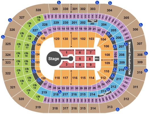 Amalie Arena Blake Shelton Seating Chart