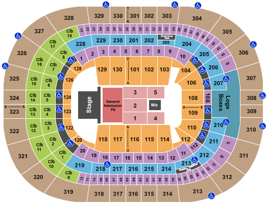 Amalie Arena Bruce Springsteen Seating Chart