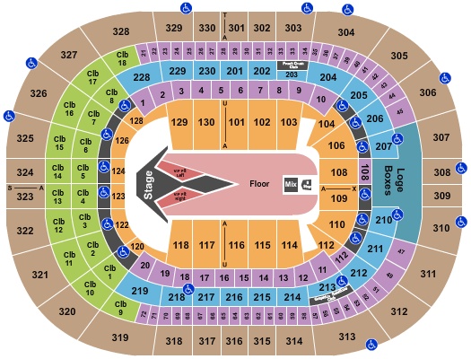 Amalie Arena Carrie Underwood 2 Seating Chart