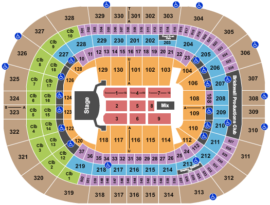 Amalie Arena Celine Dion Seating Chart