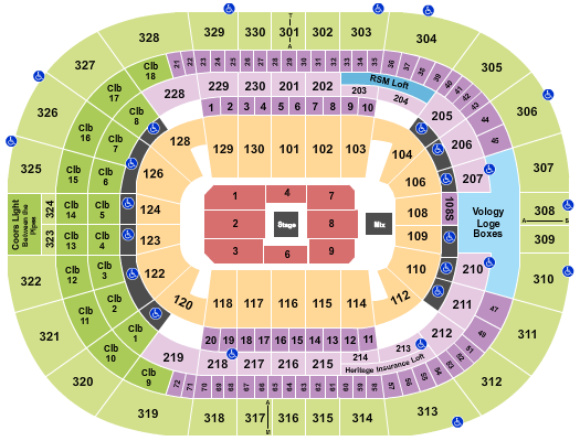 Amalie Arena Center Stage 2 Seating Chart