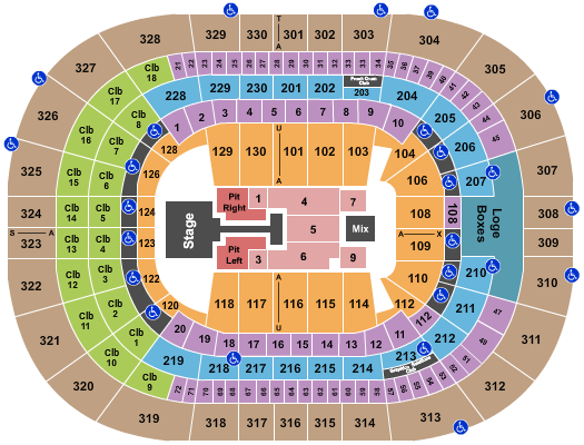 Amalie Arena seating chart event tickets center