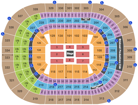 Amalie Arena Comedy Get Down Seating Chart