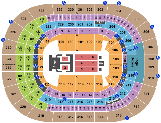 Amalie Arena Dude Perfect Seating Chart