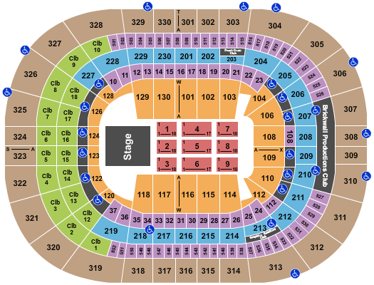 Amalie Arena Endstage 4 Seating Chart