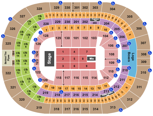 Amalie Arena Endstage 7 Seating Chart