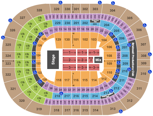 Amalie Arena Endstage 3 Seating Chart