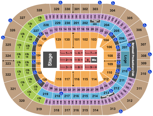 Amalie Arena Fleetwood Mac Seating Chart