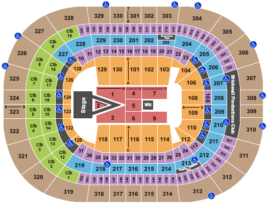 Amalie Arena For King and Country Seating Chart