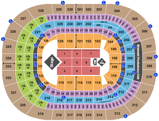 Amalie Arena For King & Country 2 Seating Chart