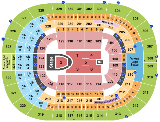 Amalie Arena For King and Country 3 Seating Chart