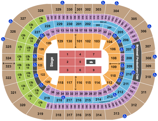 Breakdown Of The Amalie Arena Seating Chart