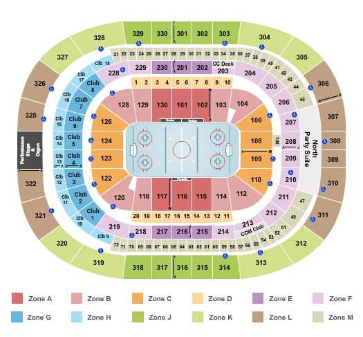 Amalie Arena Hockey Int Zone Seating Chart