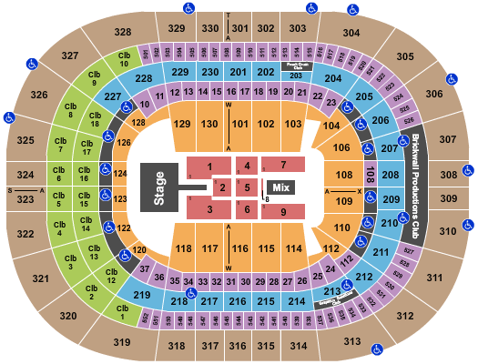 Amalie Arena Journey & Def Leppard Seating Chart