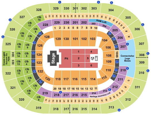 Amalie Arena Lauryn Hill & The Fugees Seating Chart