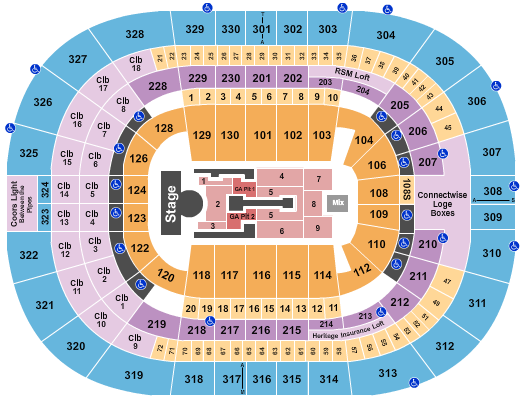 Amalie Arena Madonna Seating Chart