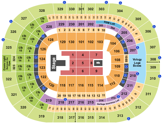 Amalie Arena Maverick City Music Seating Chart