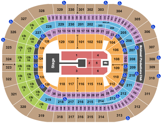 Amalie Arena Michael Buble 2 Seating Chart