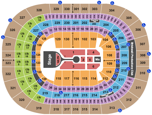 Amalie Arena Michael Buble Seating Chart