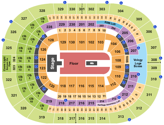 Amalie Arena NF Seating Chart