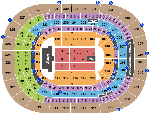 Amalie Arena Paul McCartney Seating Chart