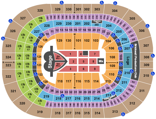 Amalie Arena Pink Seating Chart