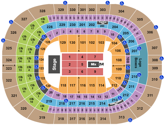 seating chart for Amalie Arena - The Judds - eventticketscenter.com