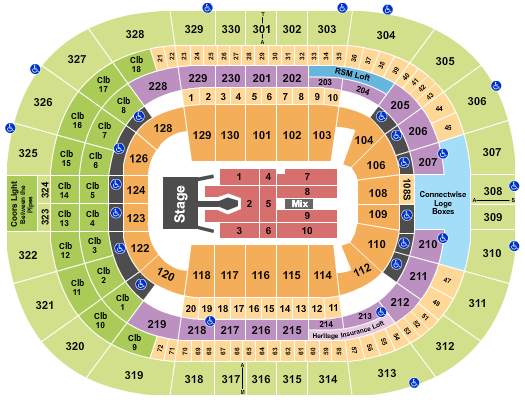 Amalie Arena Tim McGraw 2023 Seating Chart
