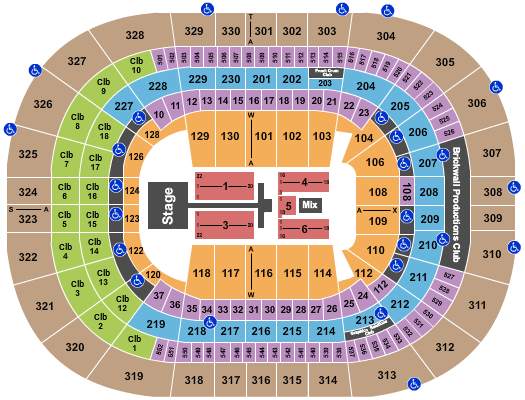 Amalie Arena Seating Chart Tampa