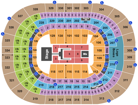 Amalie Arena TobyMac Seating Chart