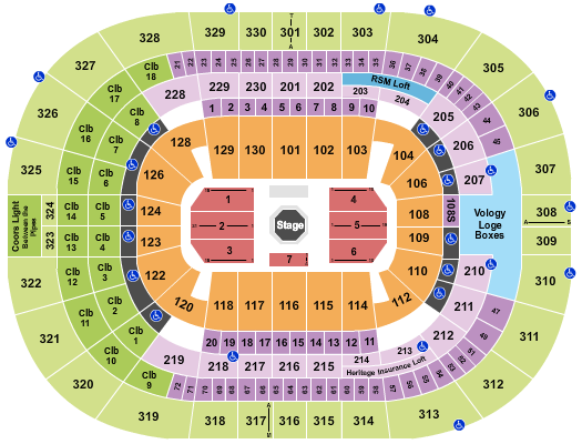 Amalie Arena UFC 2 Seating Chart